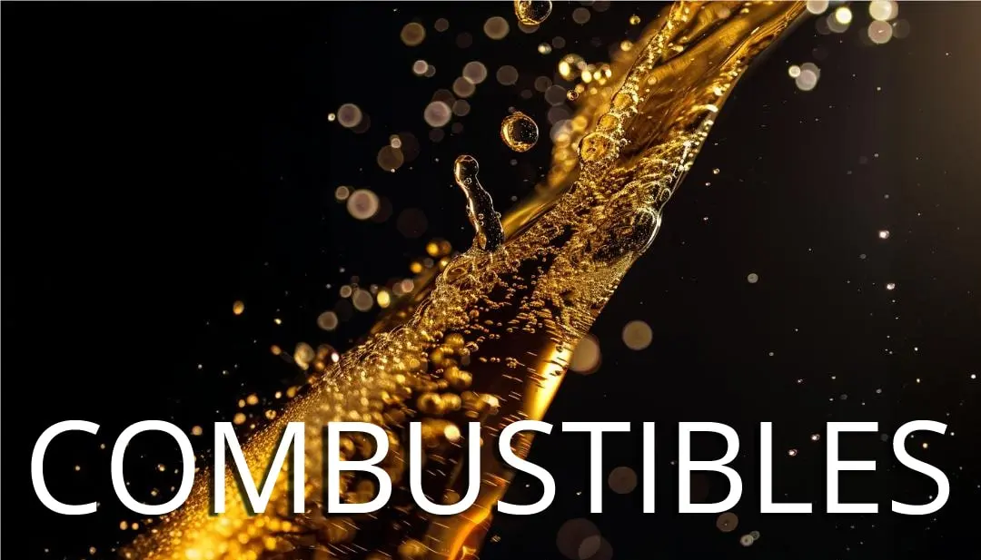 Chorro de combustible cayendo.